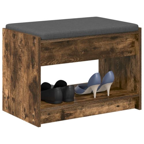 Пейка за коридор с възглавница Пушена Дъб 63 x 38 x 45 см