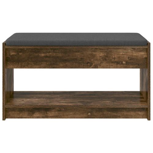 Пейка за коридор с възглавница Пушена Дъб 83 x 38 x 45 см