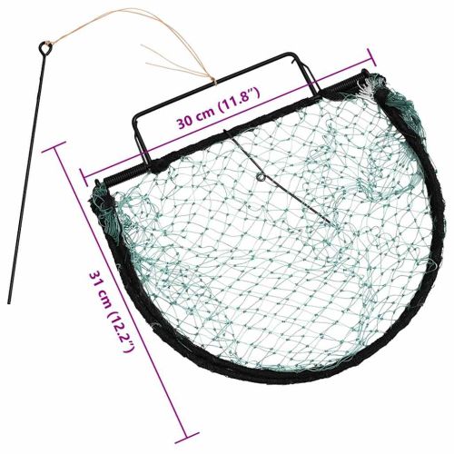 Капан за птици, зелен, 30 см, стомана