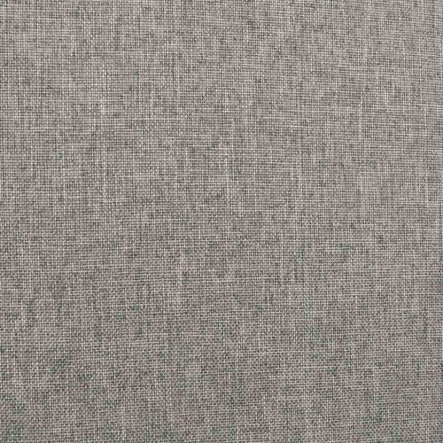 Легло с повдигащ механизъм и LED светлосиво текстил 100x200 см