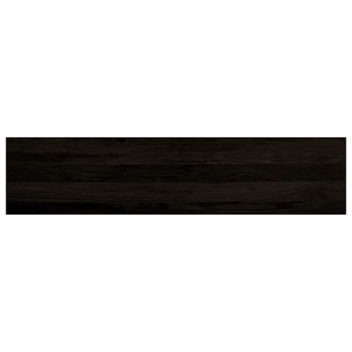 Стълбищни стъпала, 16 бр, тъмнокафяви, 110x30x2 см, дъб масив