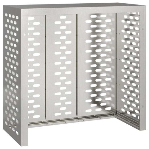 Покритие за климатик Сребрист 110 x 50 x 105 см