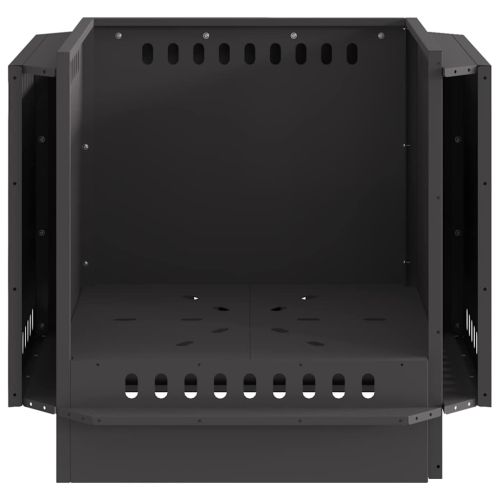 Бездимна камина Черно 58 x 58 x 51 см Студено валцована стомана