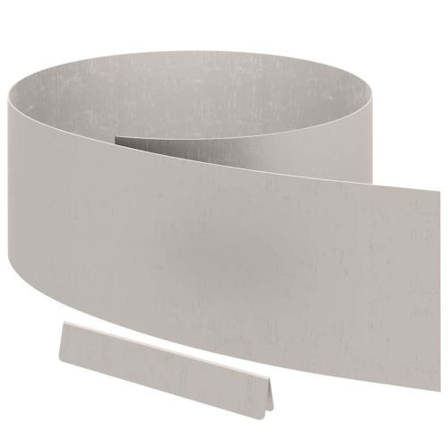 Ограда за трева 4 pcs Ръждясало 450 x 0.05 x 15 см