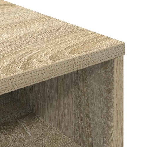 Библиотека, дъб сонома, 34x31x80 см, инженерно дърво