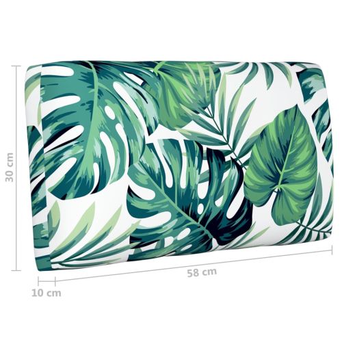 Палетен комплект с възглавници, 4 части, импрегниран бор