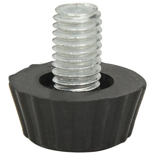 315594 Adjustable Furniture Feet M8 18 pcs Black