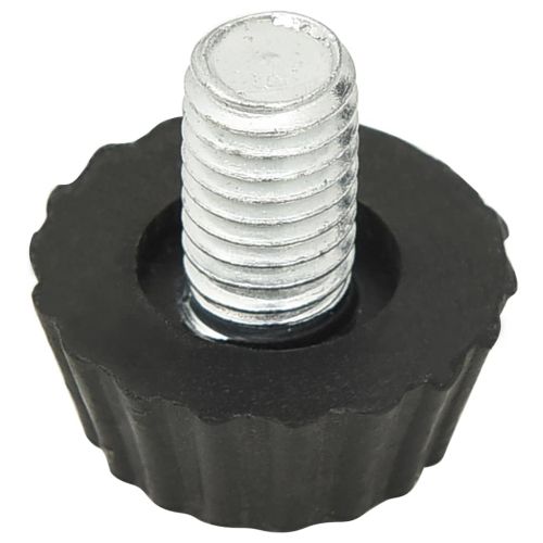 315594 Adjustable Furniture Feet M8 18 pcs Black