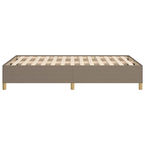 Рамка за легло без матрак, таупе, 120x190 см, плат