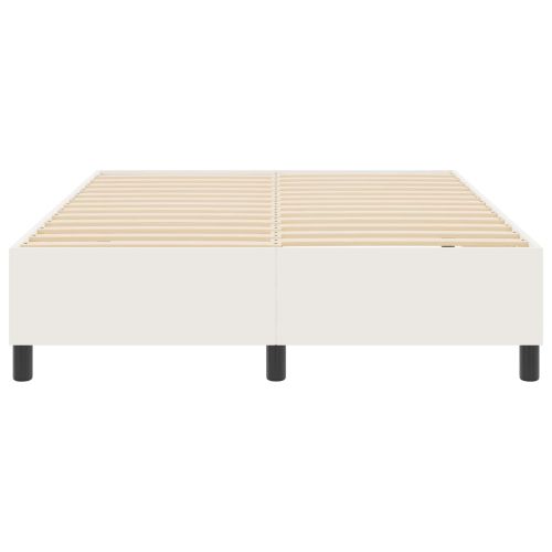 Платформено легло Крем 140 x 200 cm текстил