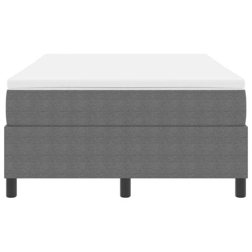 Легло с пружинирана основа Светлосив и бял 120 x 190 cm