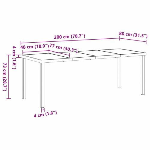 Комплект за хранене в градината 7 pcs Сив и черен