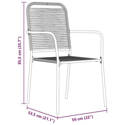 Комплект за хранене в градината 7 pcs Черно