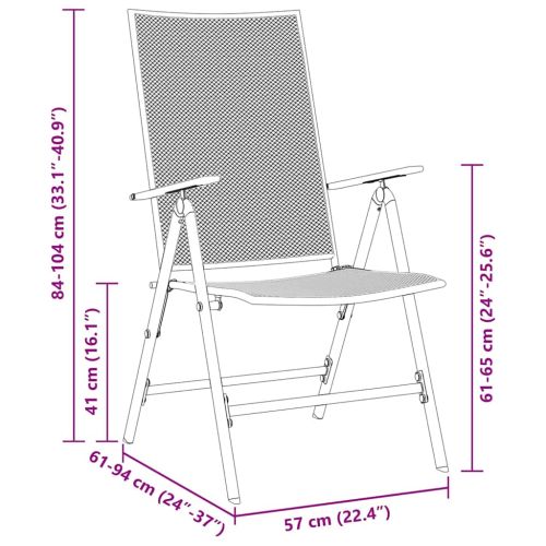 Комплект за хранене в градината 9 pcs Антрацит