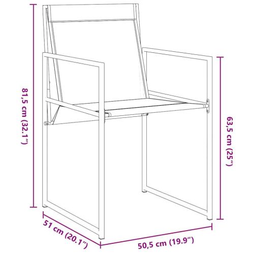 Комплект за хранене в градината 9 pcs Черно