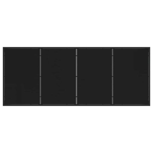 Комплект за хранене в градината с възглавница 9 pcs Черно