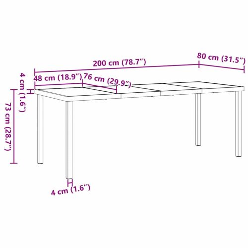 Комплект за хранене в градината с възглавница 9 pcs Черно
