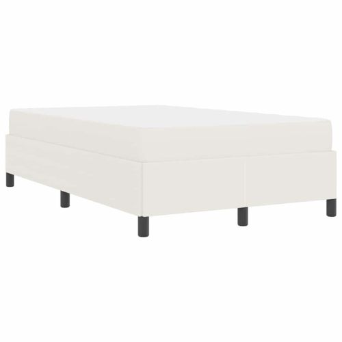 Рамка за легло с матрак Крем 120 x 190 cm текстил