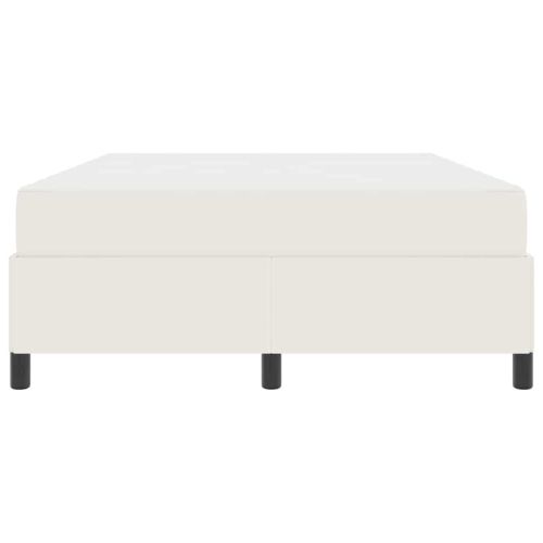 Рамка за легло с матрак Крем 140 x 200 cm текстил