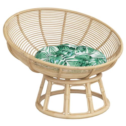 Кръгла възглавница на листа Ø 60 x11 см Оксфорд плат