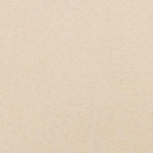 Рамка за легло без матрак, кремави, 120x190 см, плат