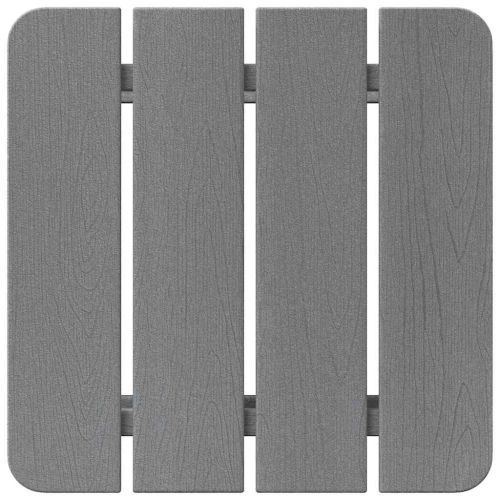 Странична маса Светлосиво 38 x 38 x 46 см Полиетилен