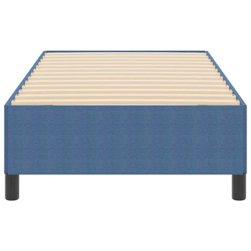 Легло с пружинирана основа Синьо 100 x 200 cm Кордюрова тъкан
