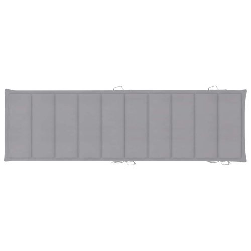 Градински шезлонг с шалте, акациево дърво масив