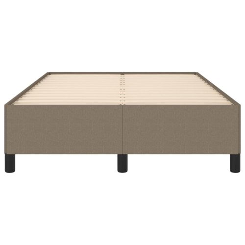 Рамка за легло без матрак, таупе, 120x190 см, плат