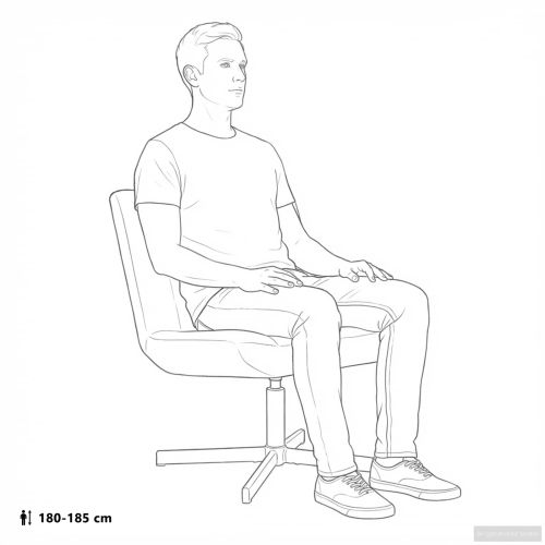 Въртящ се стол Крем 63 x 75 x 76 см Овча