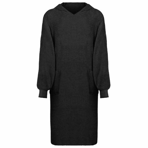 Одеяло с качулка KINN Черно XL Памук