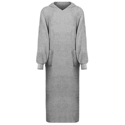 Одеяло с качулка KINN Сив XXL Памук