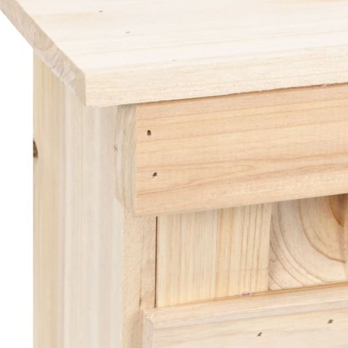 Къща за врабчета с 5 стаи, 68x15x21 см, чамово дърво