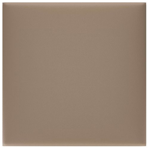 Стенно табло за легло 12 pcs Капучино 30 x 30 cm текстил