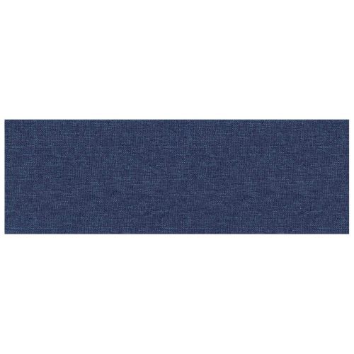 Стенно табло за легло 12 pcs Синьо 90 x 30 cm текстил