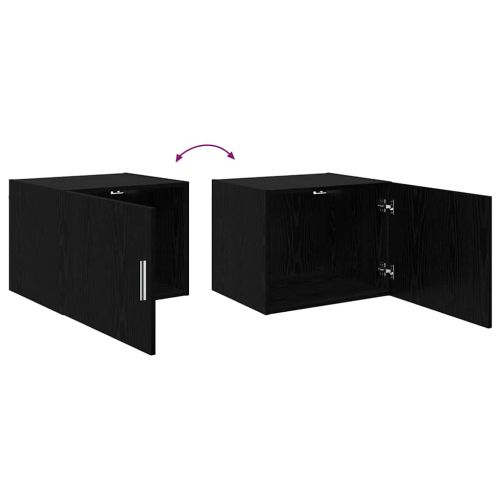 Стенен шкаф Черен дъб 50 x 42.5 x 40 см Инженерно дърво