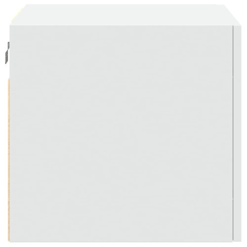 Стенен шкаф, бял, 50x42,5x40 см, инженерно дърво