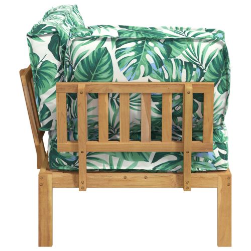 Комплект дивани с възглавница Мотив с листа 133 x 92 x 69 см