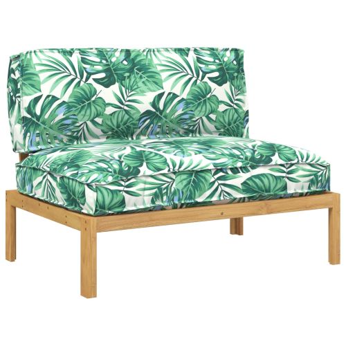 Комплект дивани с възглавница Мотив с листа 120 x 92 x 69 см