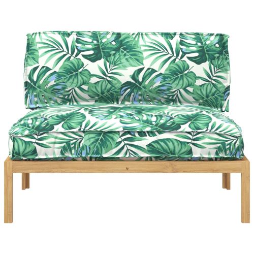 Комплект дивани с възглавница Мотив с листа 120 x 92 x 69 см