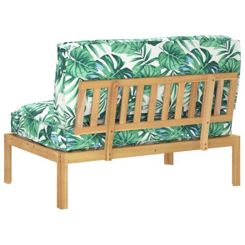 Комплект дивани с възглавница Мотив с листа 120 x 92 x 69 см