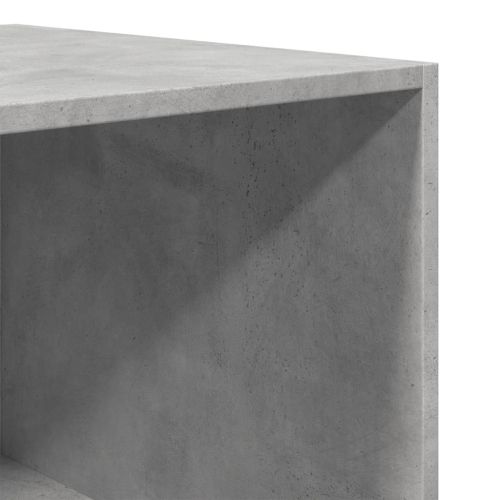 Гардероб, бетонно сиво, 100x50x200 см, инженерно дърво