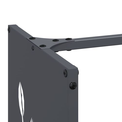 Стойка за дърва, 40x30x80 см, студеновалцувана стомана