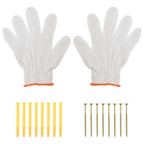 Скоби за рафт 4 бр 30x2,5x15,5 см сребрист неръждаема стомана