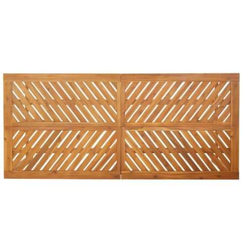 Комплект за хранене в градината 7 pcs Кафяво