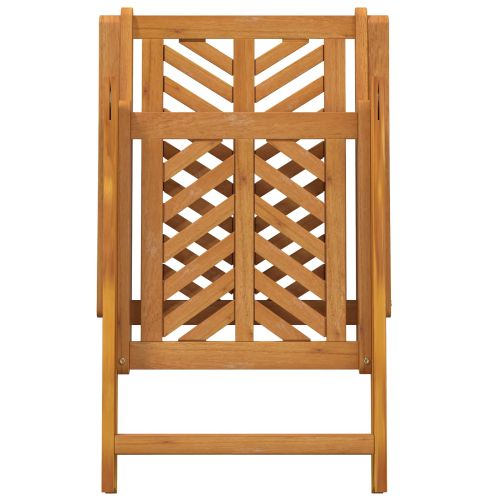 Градински стол 6 pcs Кафяво 57 x 72 x 109 см