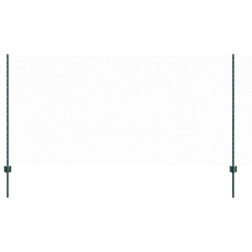 Ограда с пост Зелен 1,2 x 25 m Стомана