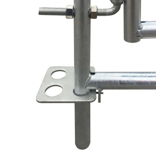 4-панелна кошара за овце, поцинкована стомана, 183 x 183 x 92 см