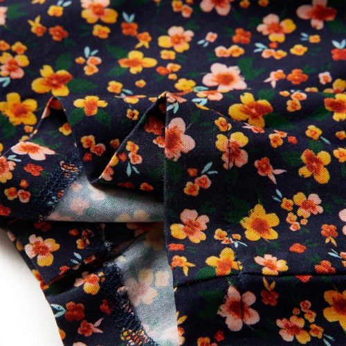 Детска риза с яка с лента, тъмносиня, 140