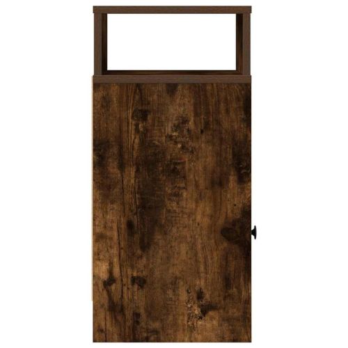 Нощно шкафче с чекмедже, опушен дъб, 25x31x66 см